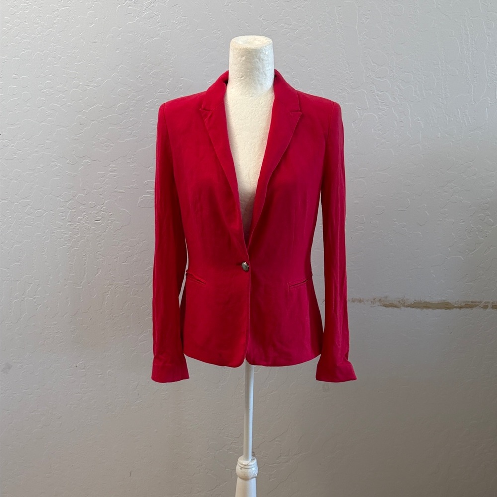 Zara Vibrant Red Women's Blazer
